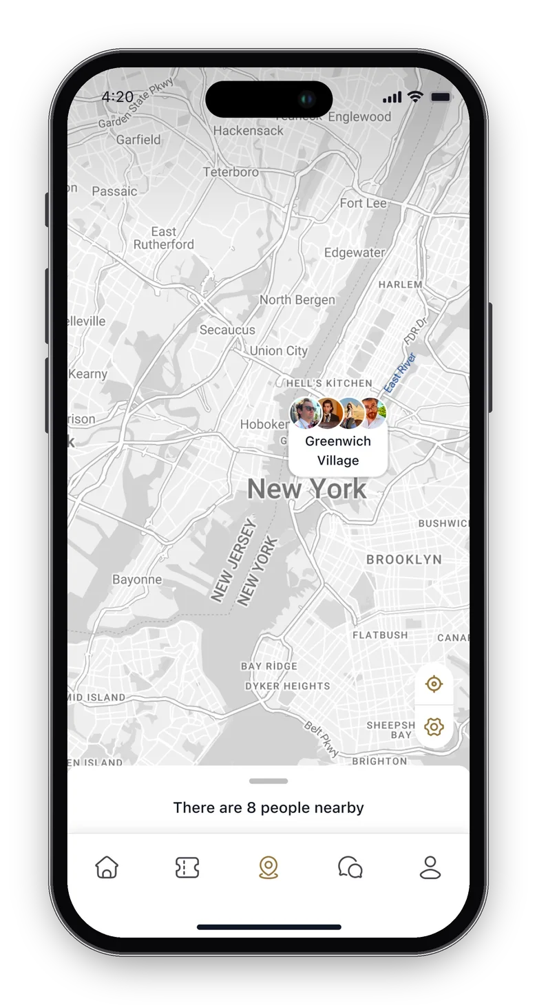 Alma Social app screen